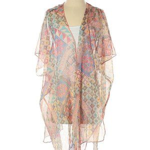 Women's Geo design colorful Kimono